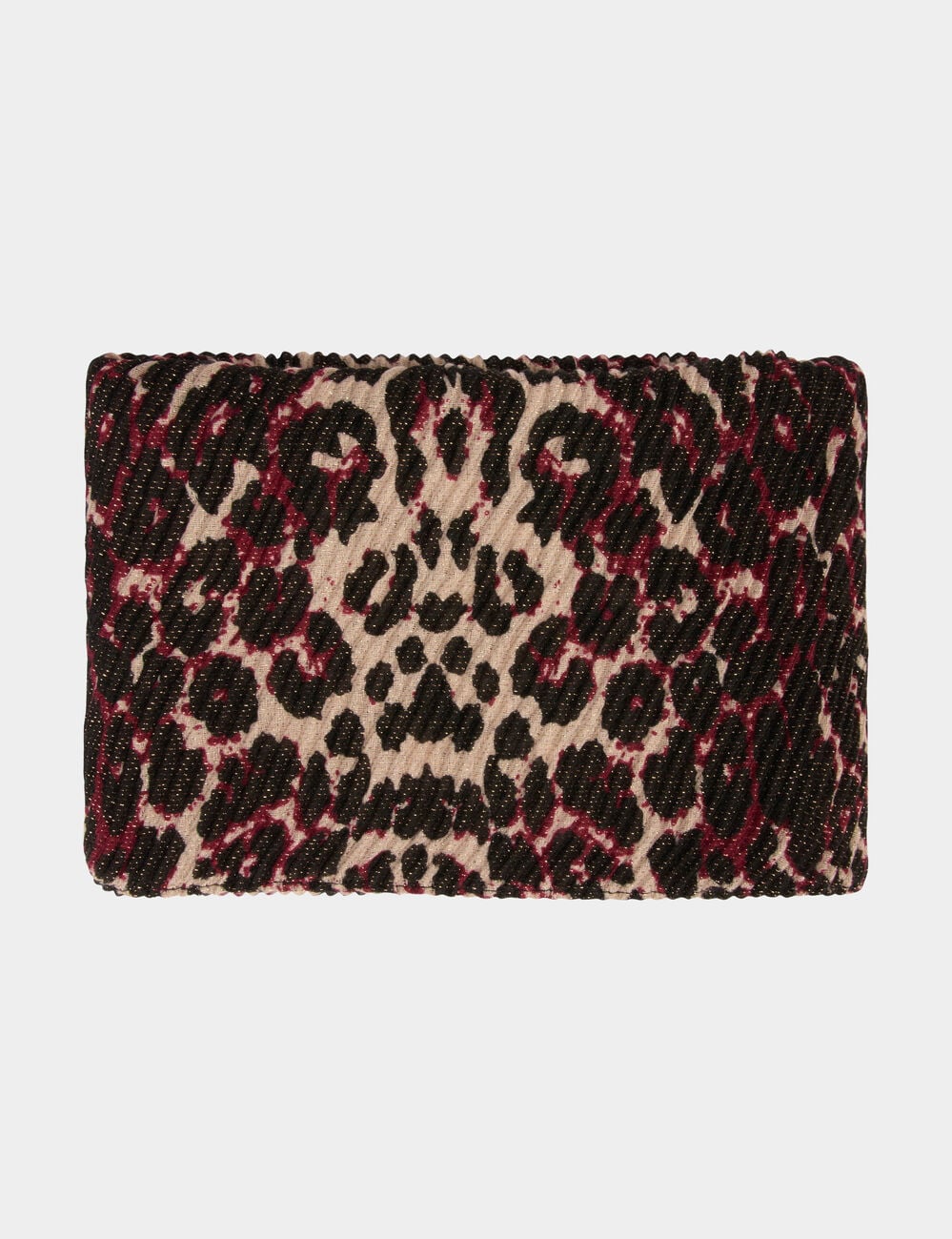 Foulard pliss&eacute; multicolore femme