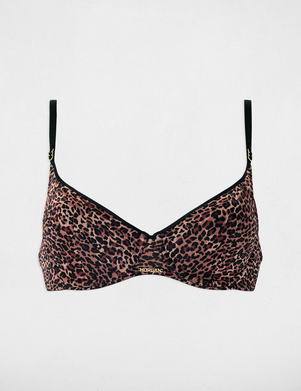 Soutien-gorge fines bretelles noir femme