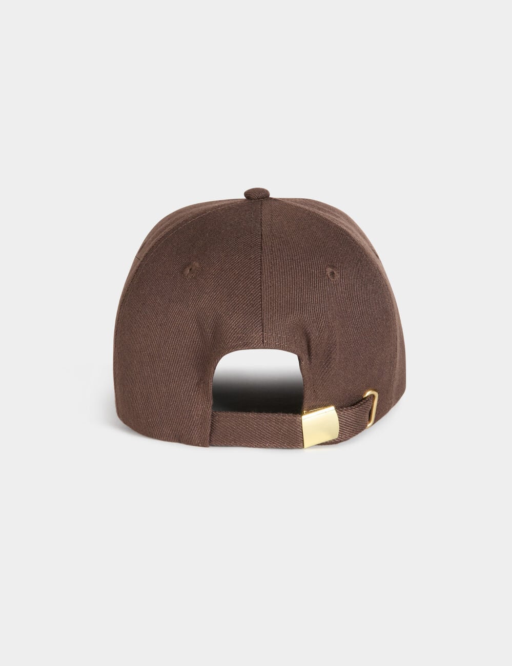 Casquette strass marron fonc&eacute; femme
