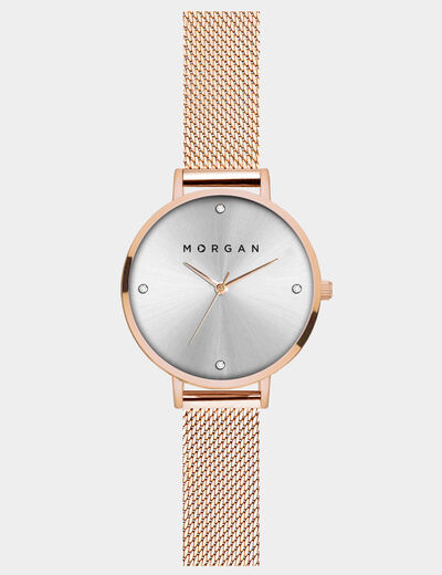 Montre rose femme