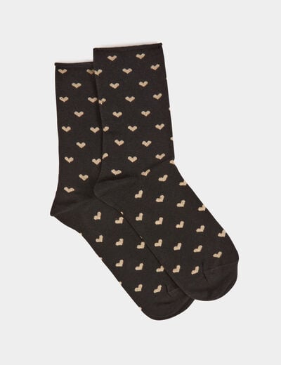 Lot 3 paires chaussettes noir femme