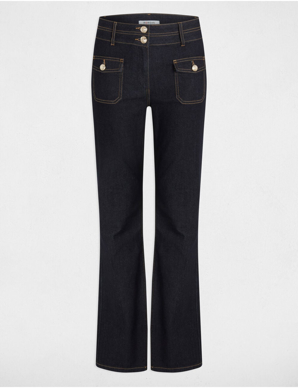 Jeans bootcut bleu femme