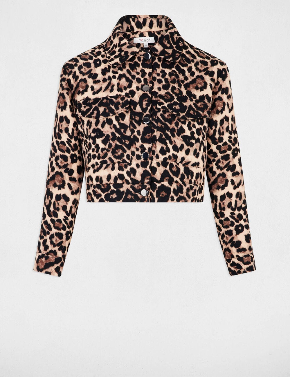 Veste courte imprim&eacute;e multicolore femme