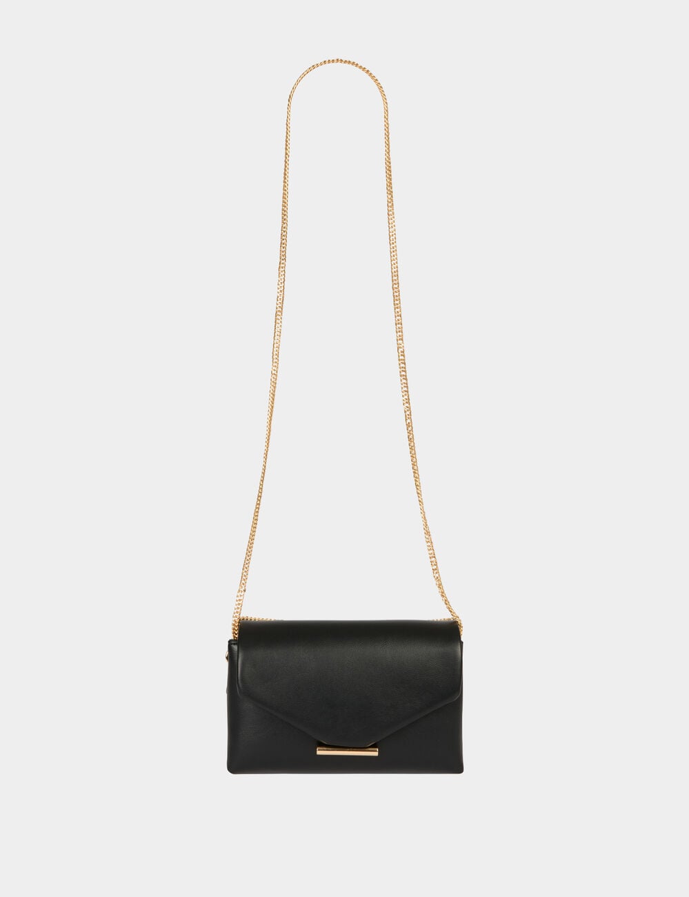 Sac bandouli&egrave;re similicuir noir femme