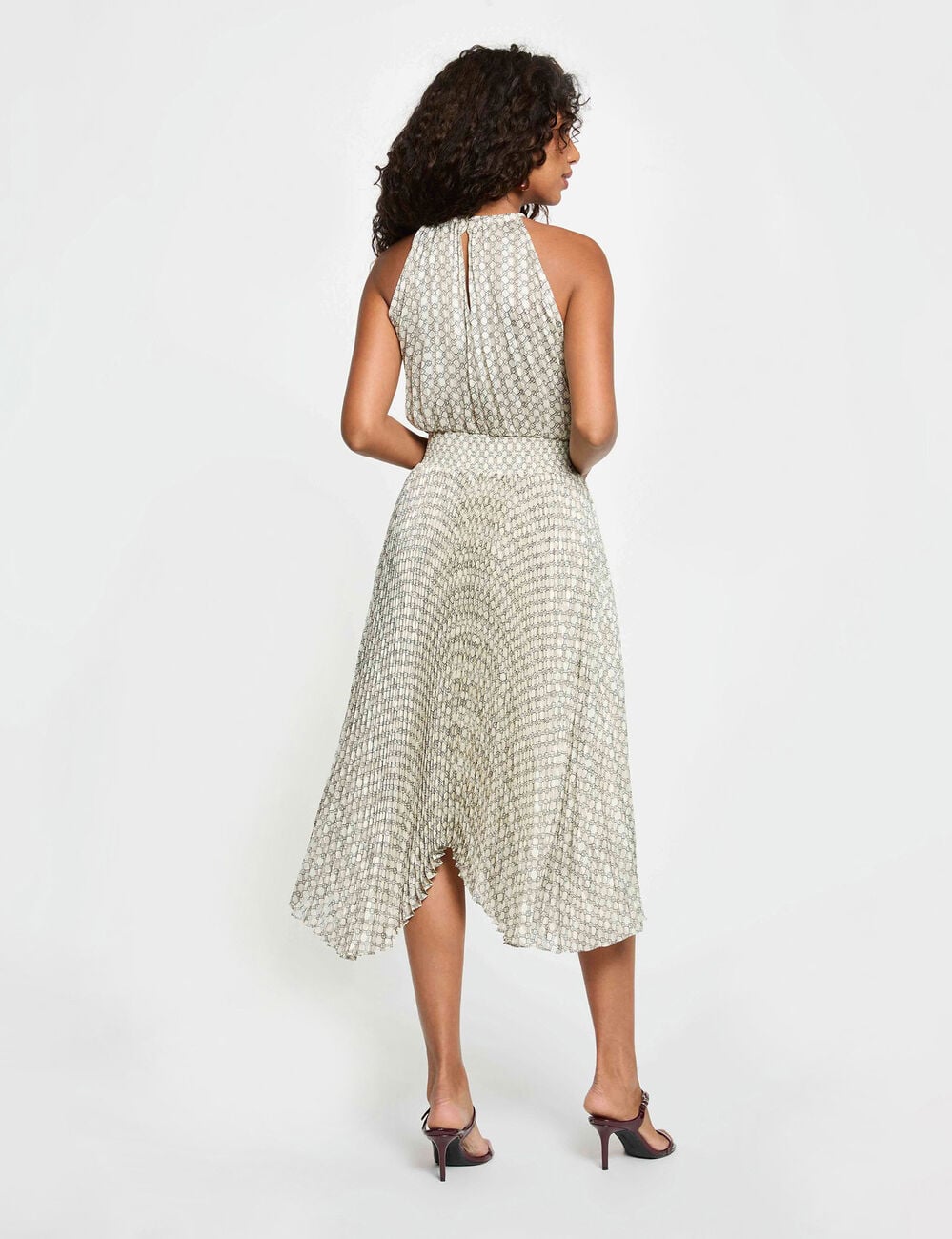 Robe emmanchures am&eacute;ricaines multicolore femme