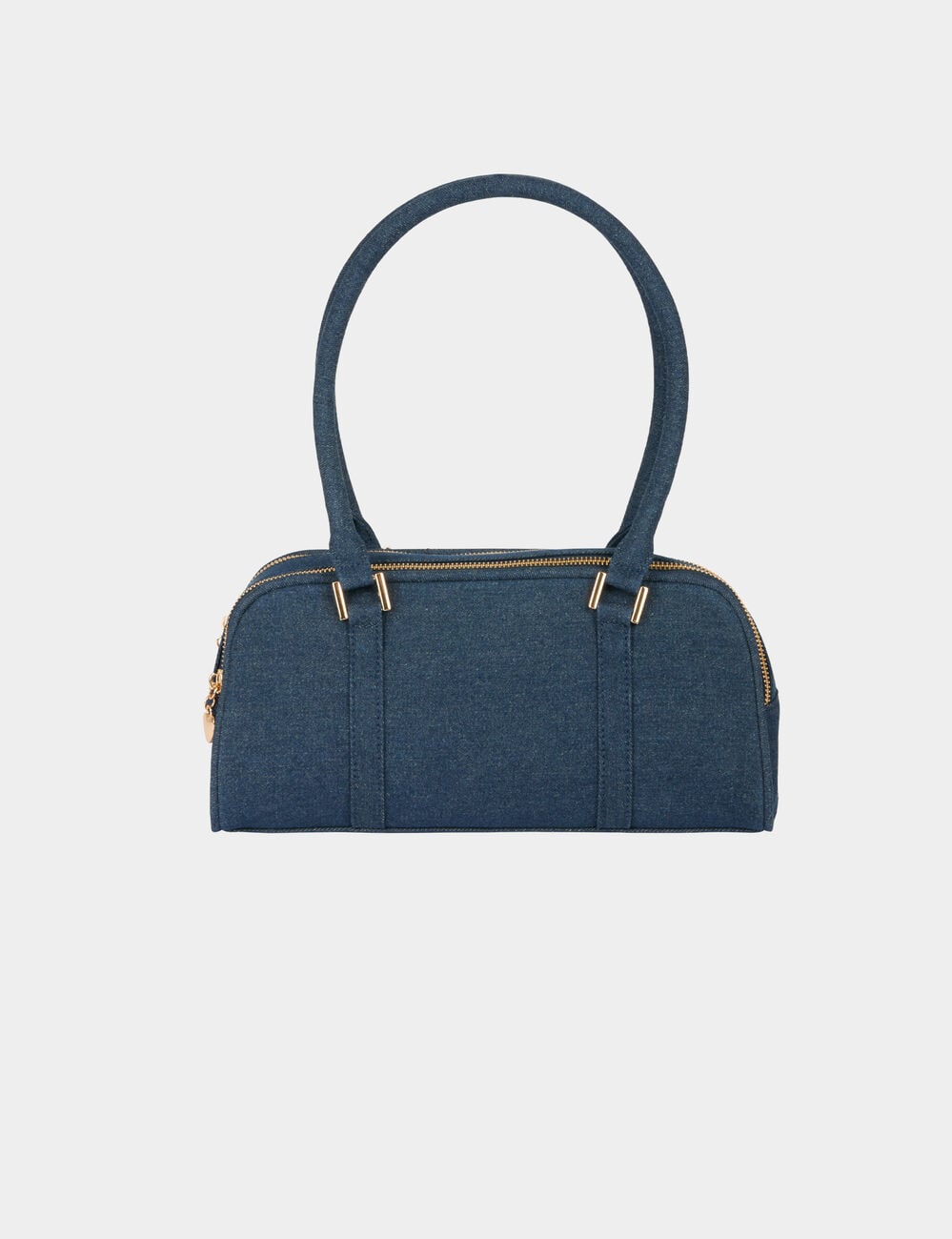 Sac baguette en jean denim stone femme