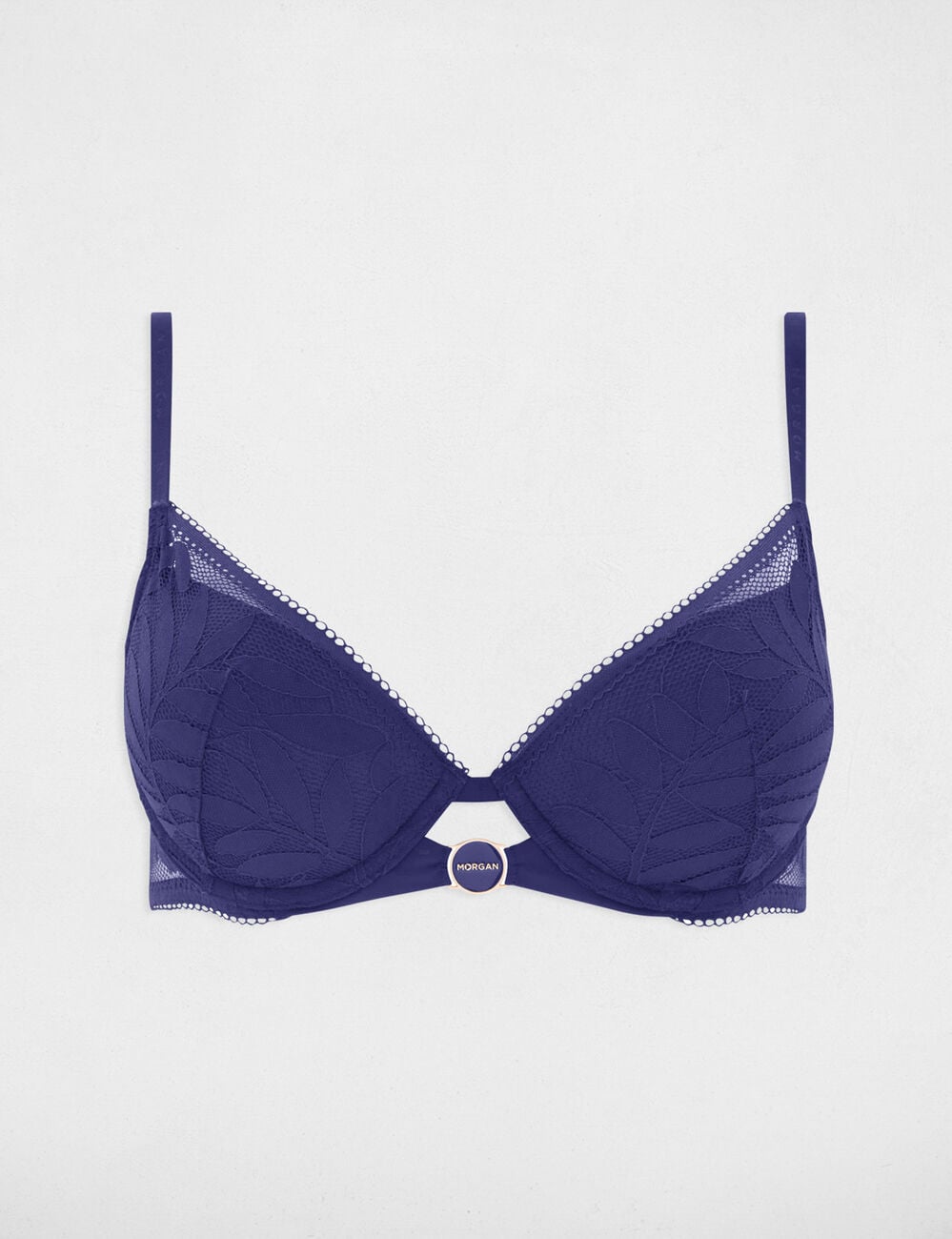 Soutien-gorge &agrave; coques bleu marine femme
