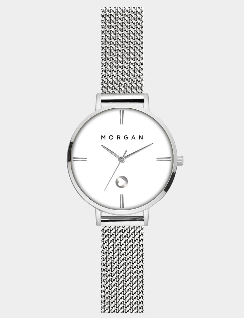 Montre couleur argent femme