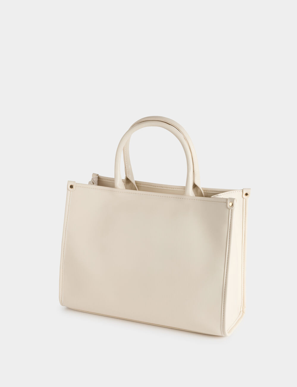 Sac cabas brod&eacute; ivoire femme