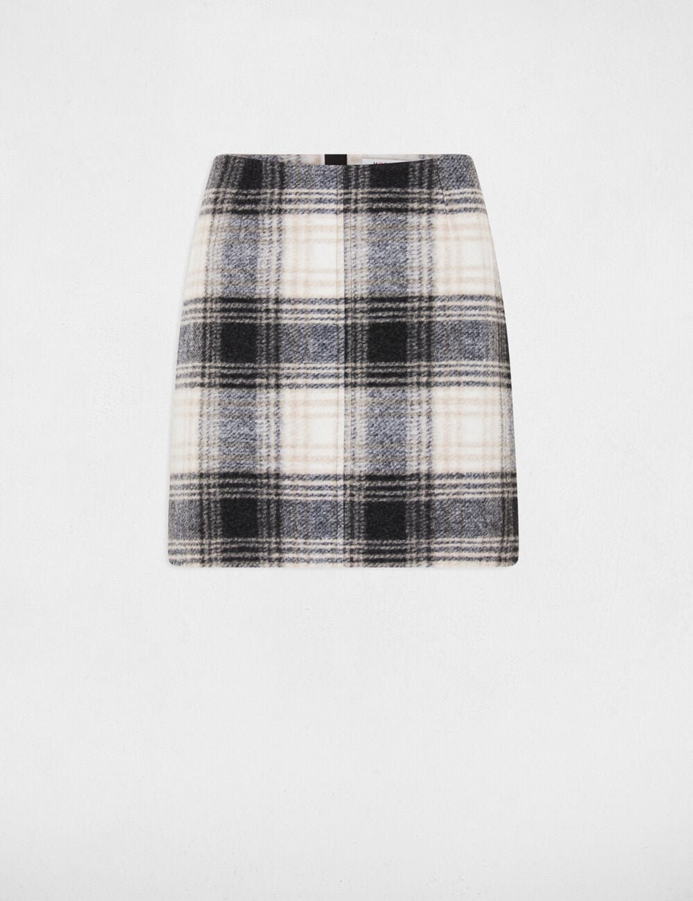 Jupe courte &agrave; carreaux multicolore femme