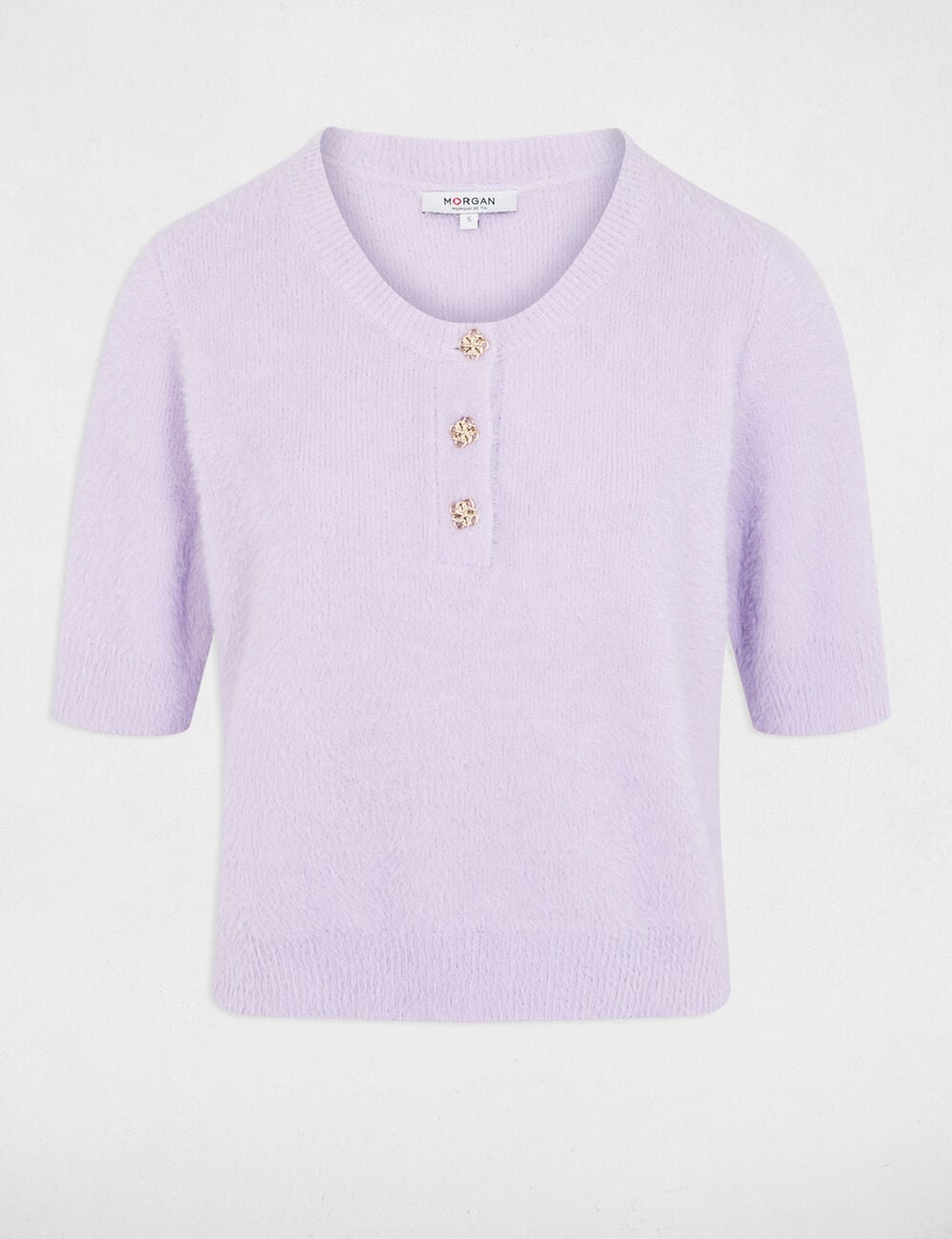 Pull manches courtes parme femme