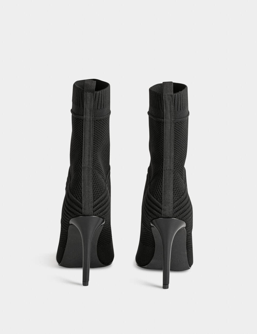 Bottines &agrave; talons aiguilles noir femme