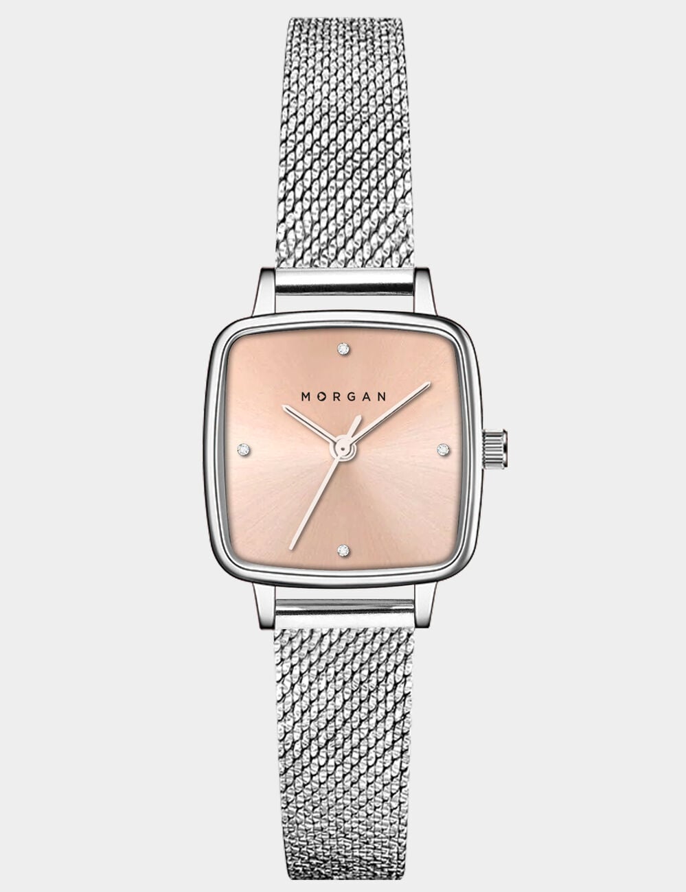 Montre couleur argent femme