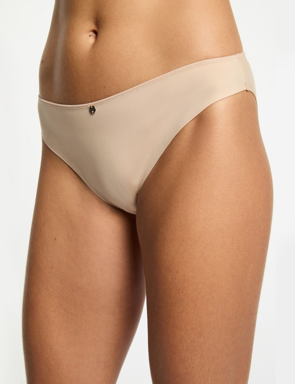 Tanga beige femme