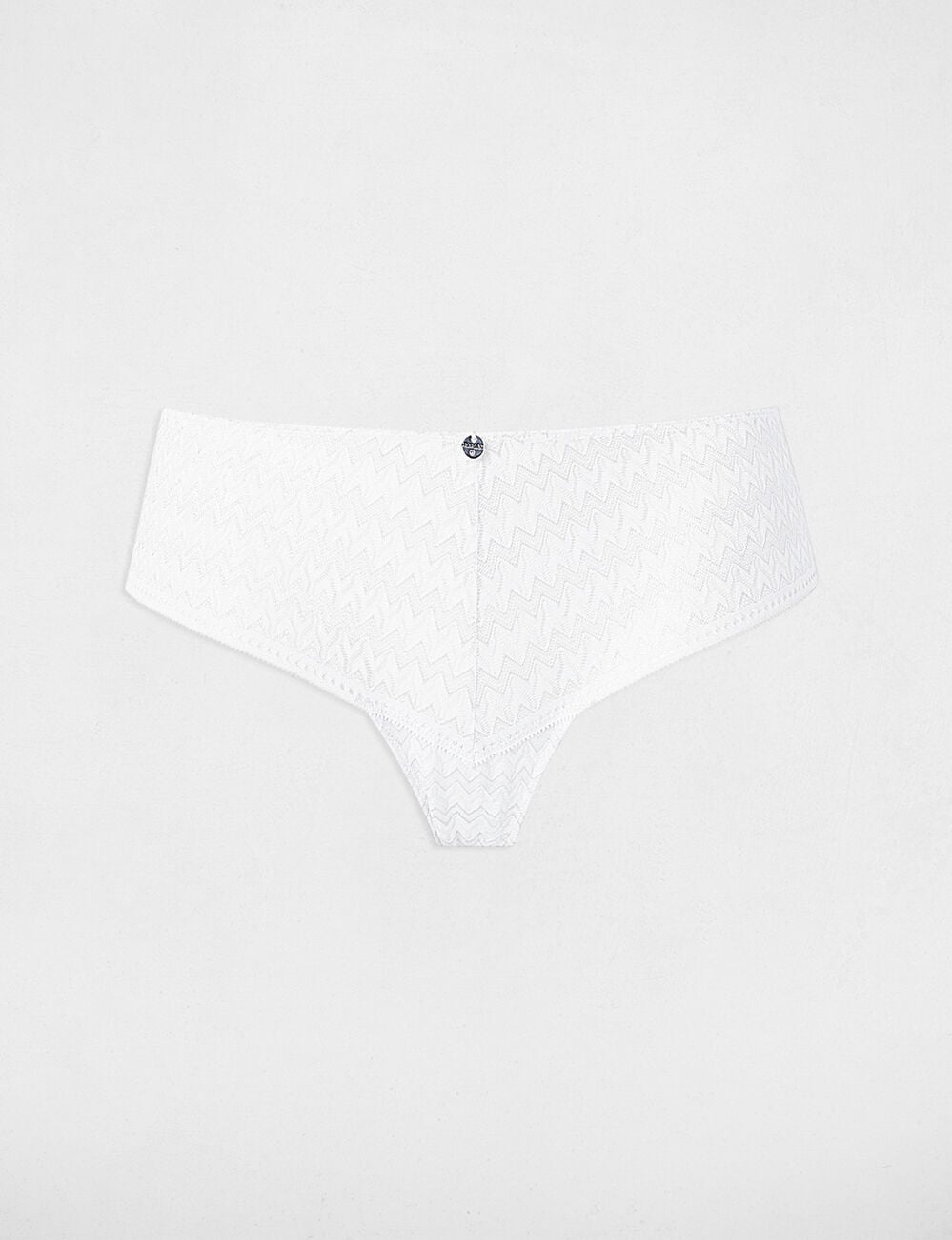 Shorty dentelle blanc femme