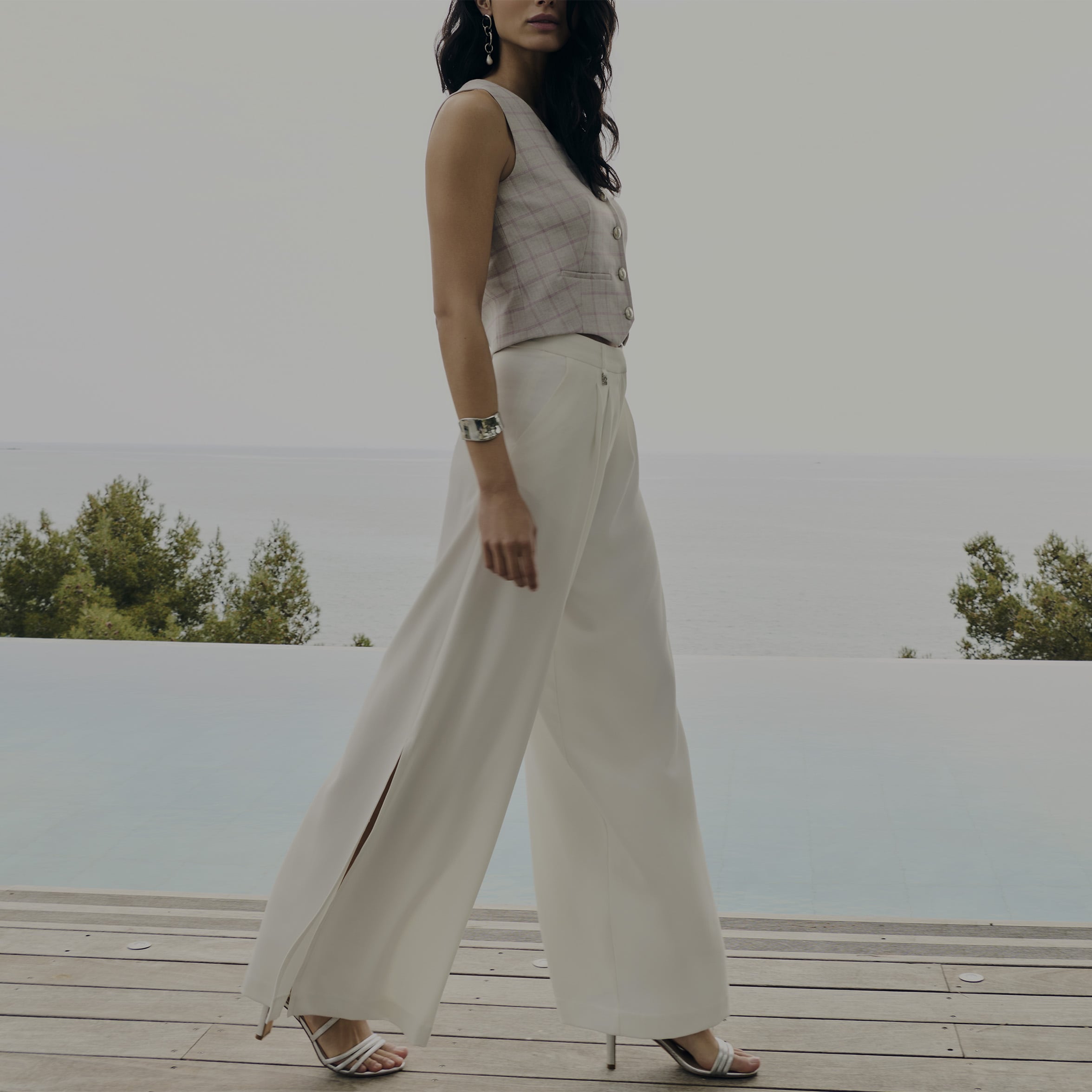 comment porter pantalon large