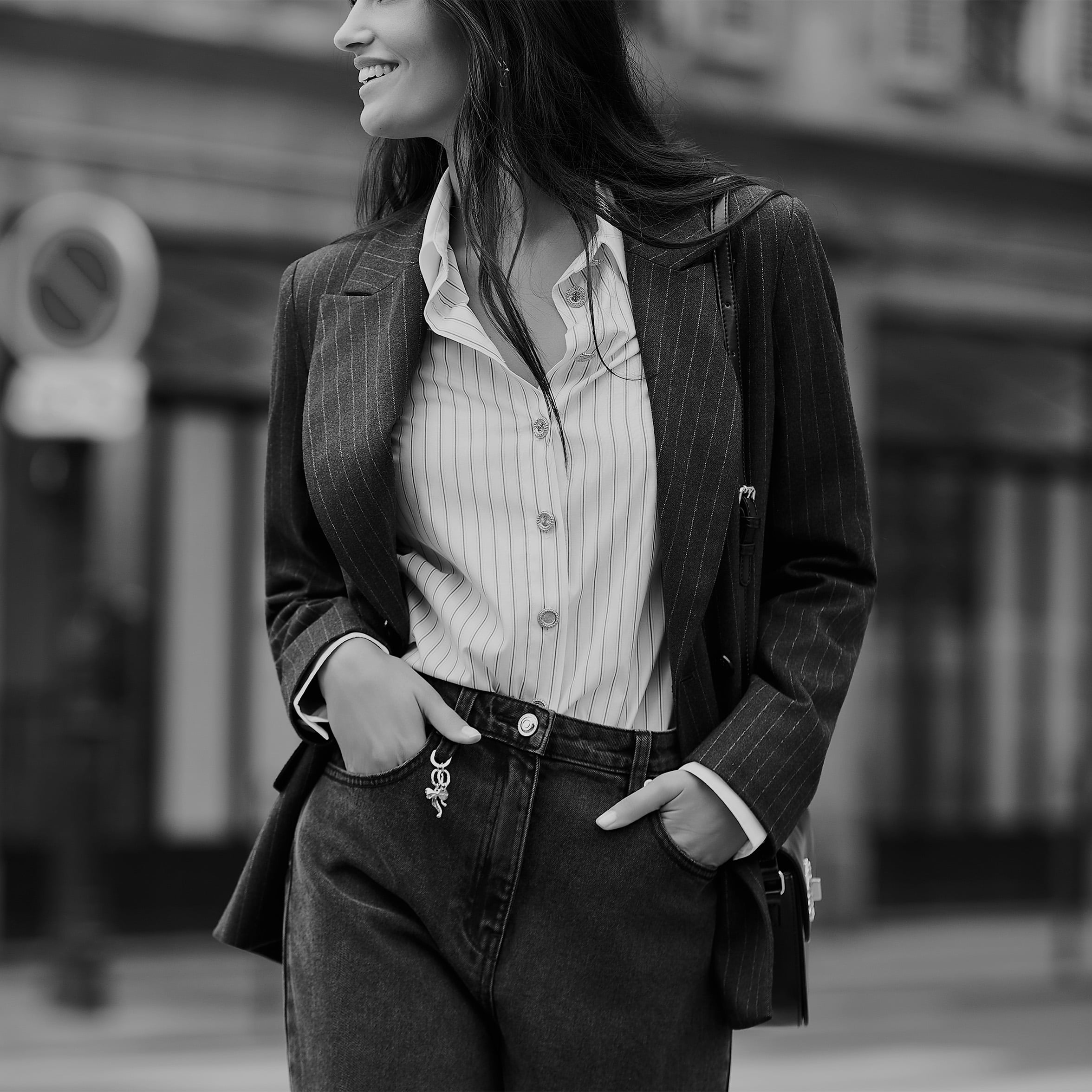 Looks tendance avec chemisier blanc