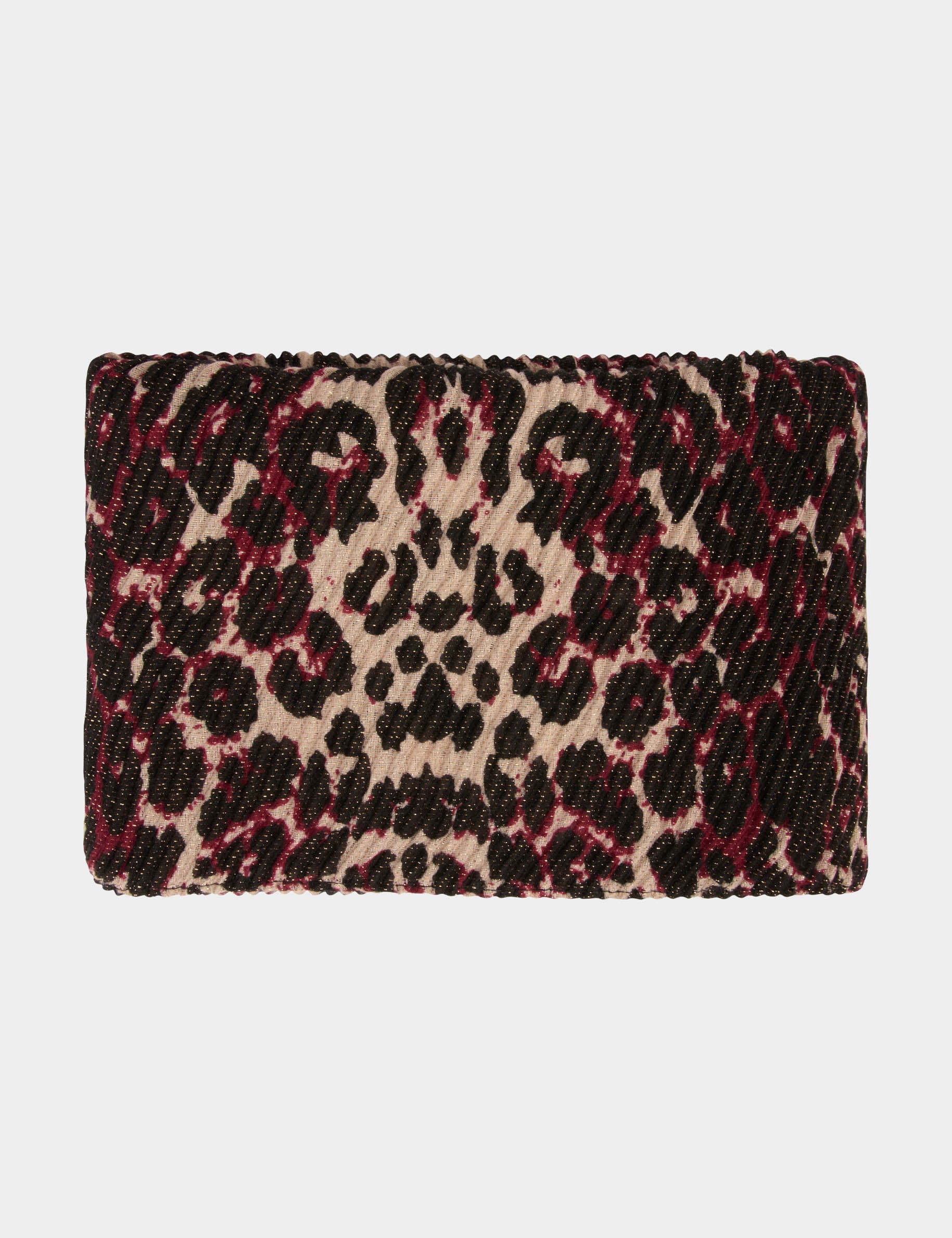 Foulard pliss&eacute; multicolore femme