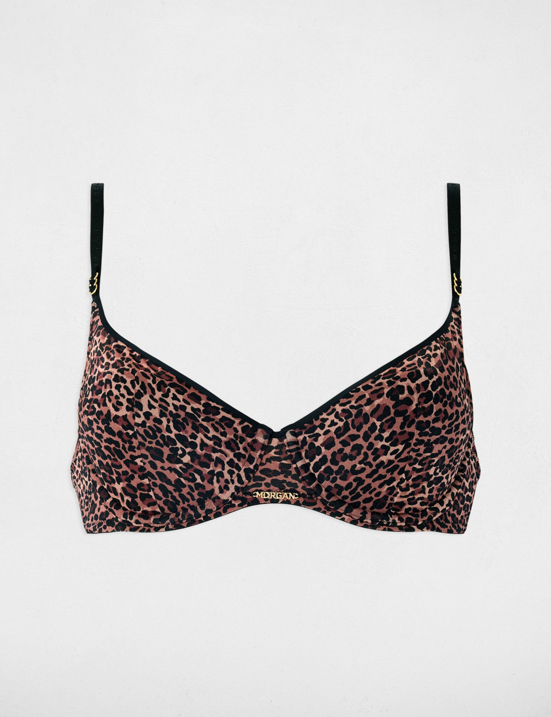 Soutien-gorge fines bretelles noir femme