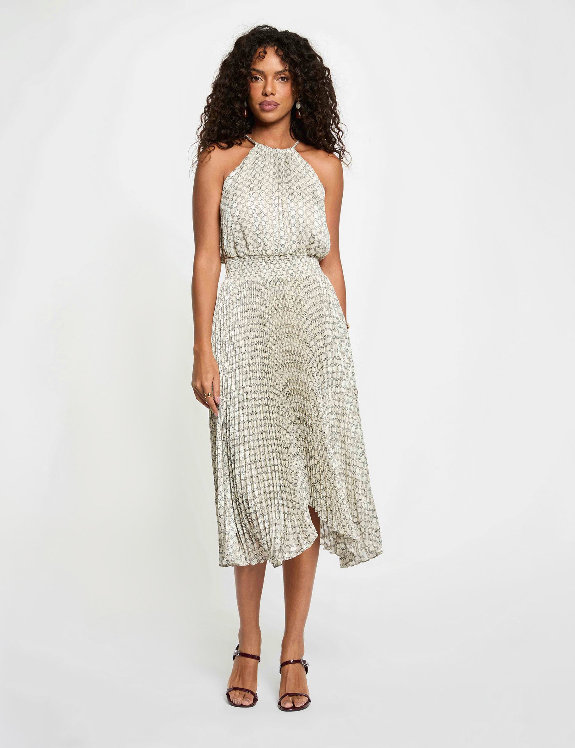 Robe emmanchures am&eacute;ricaines multicolore femme