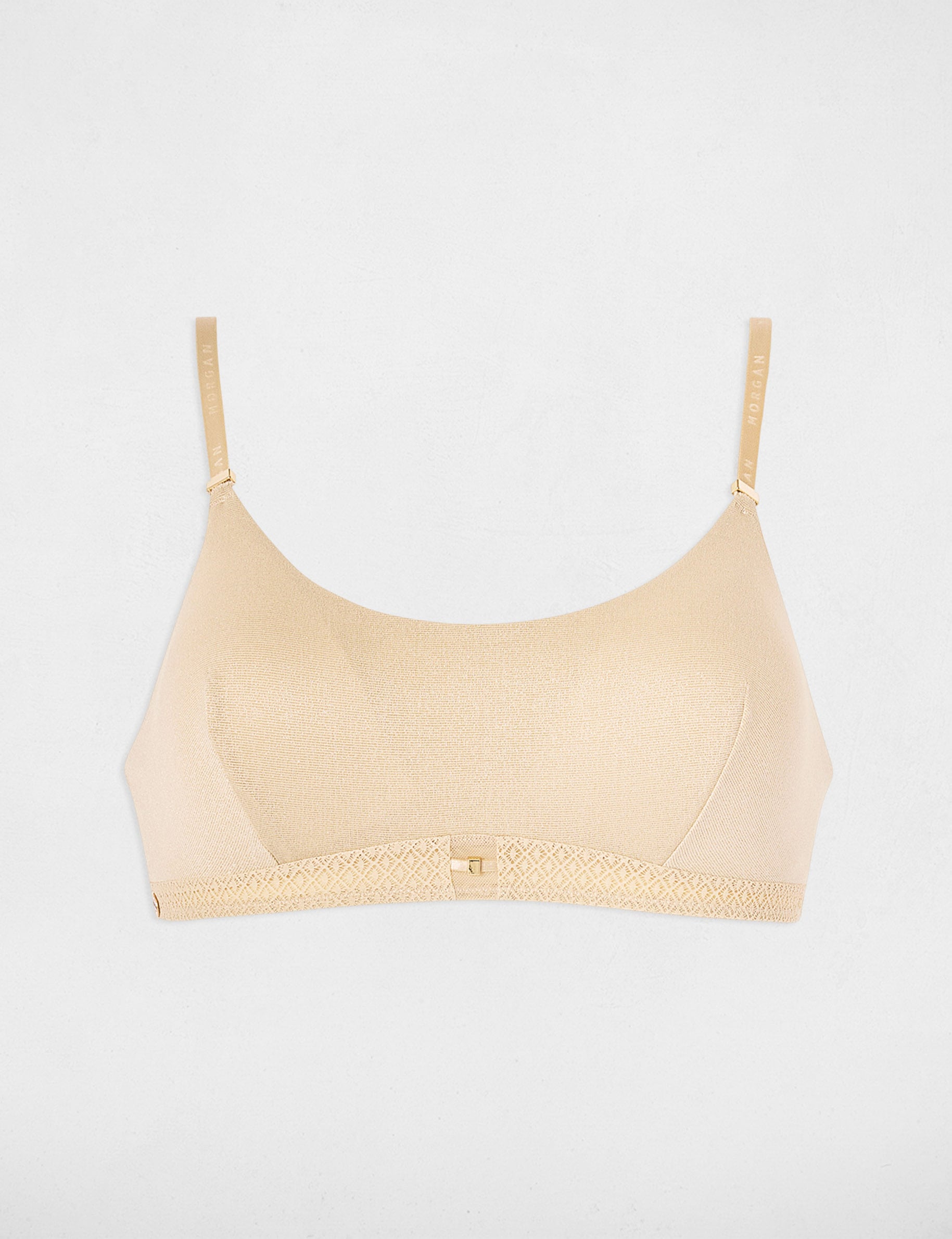 Brassi&egrave;re fines bretelles beige femme