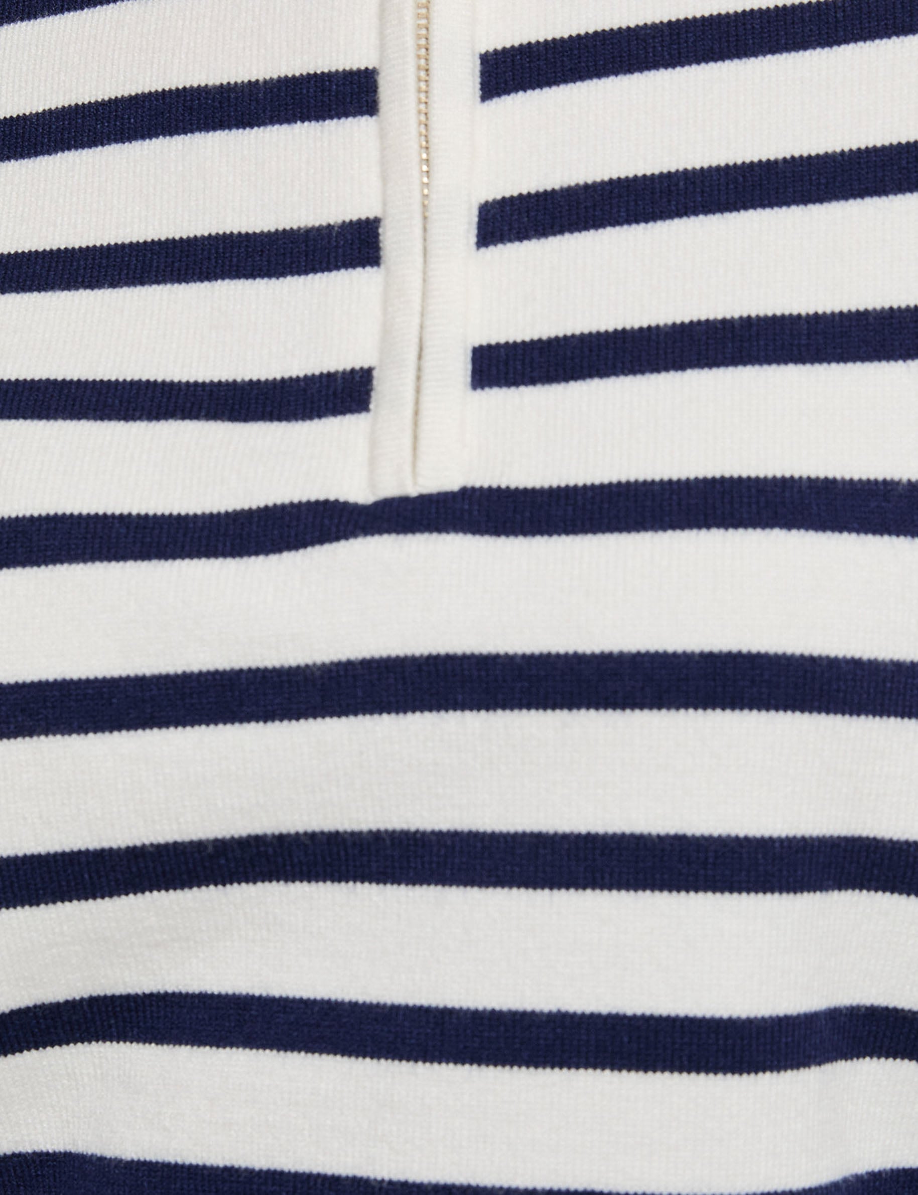 Pull col camionneur blanc femme