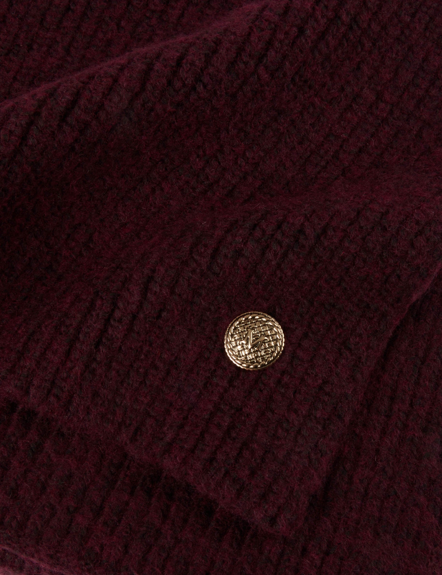 &Eacute;charpe maille prune femme