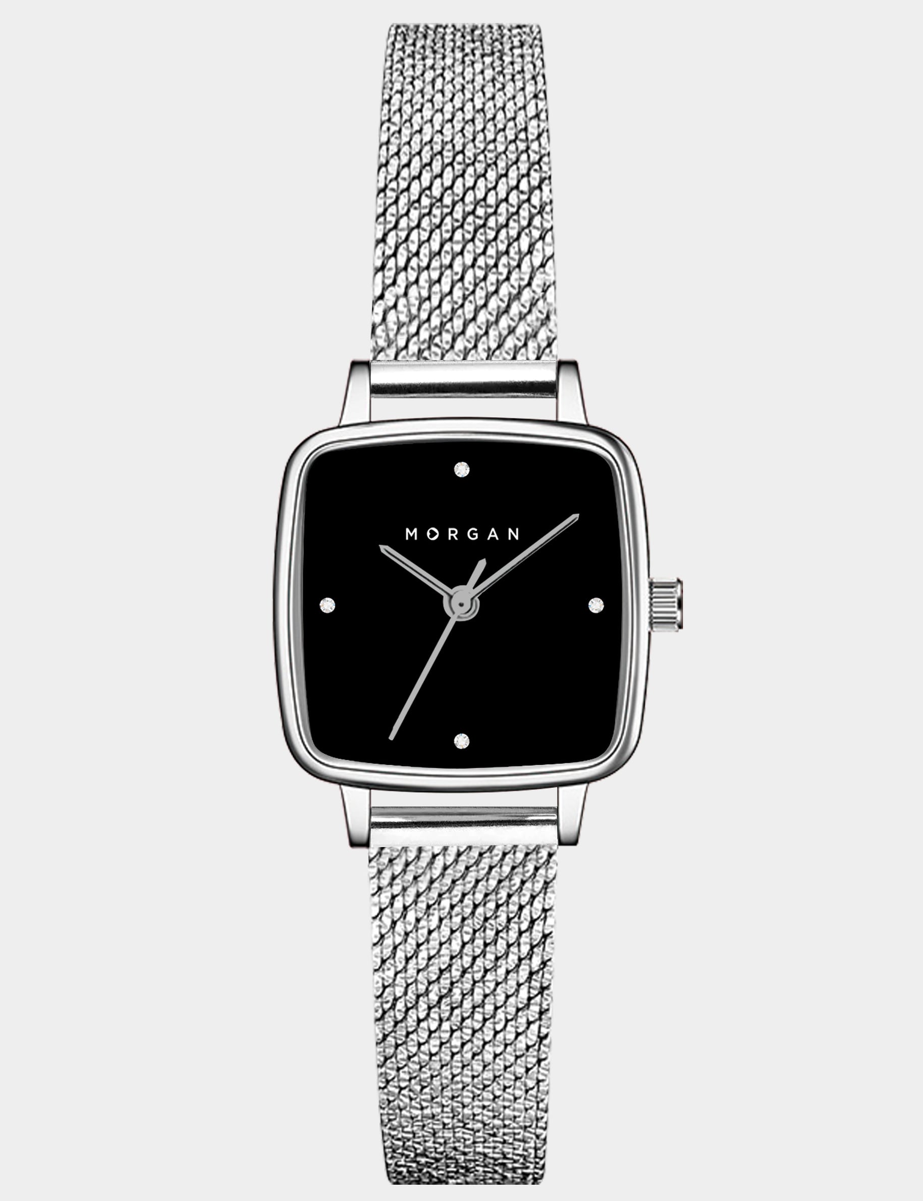 Montre couleur argent femme