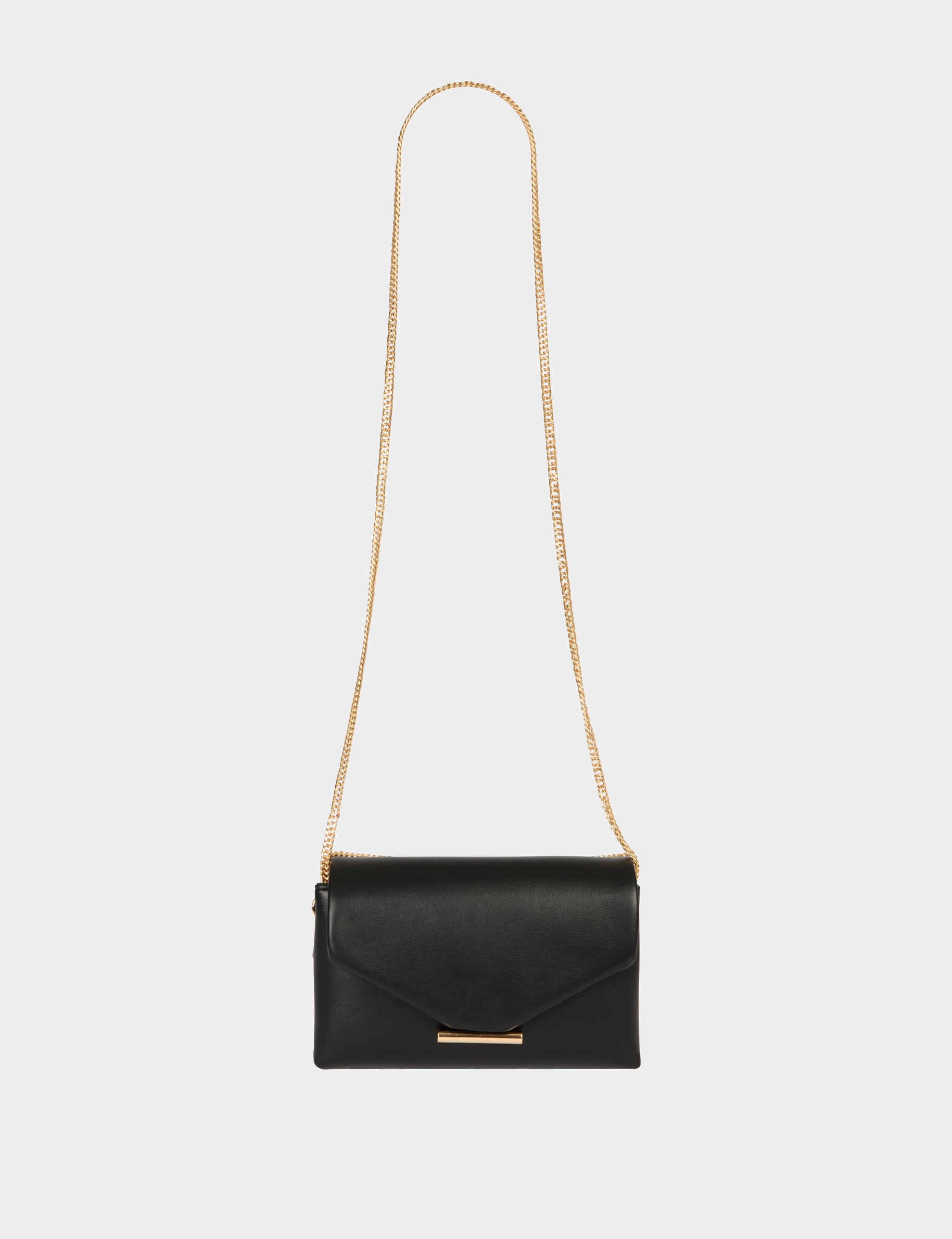 Sac bandouli&egrave;re similicuir noir femme