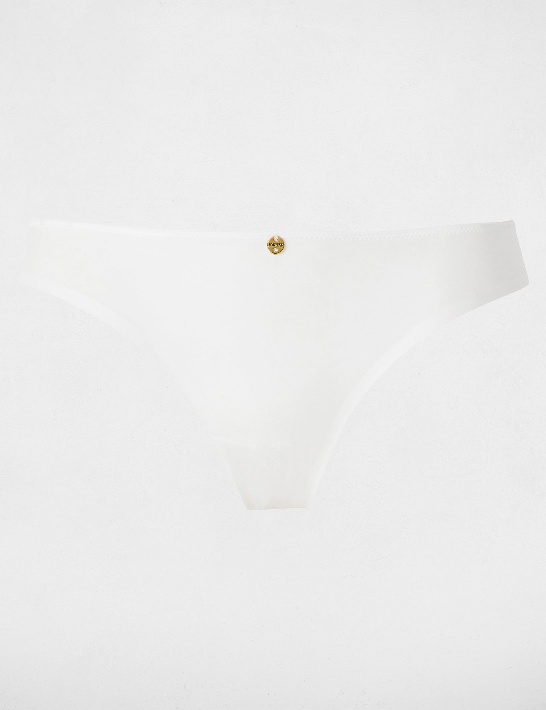 Tanga blanc femme