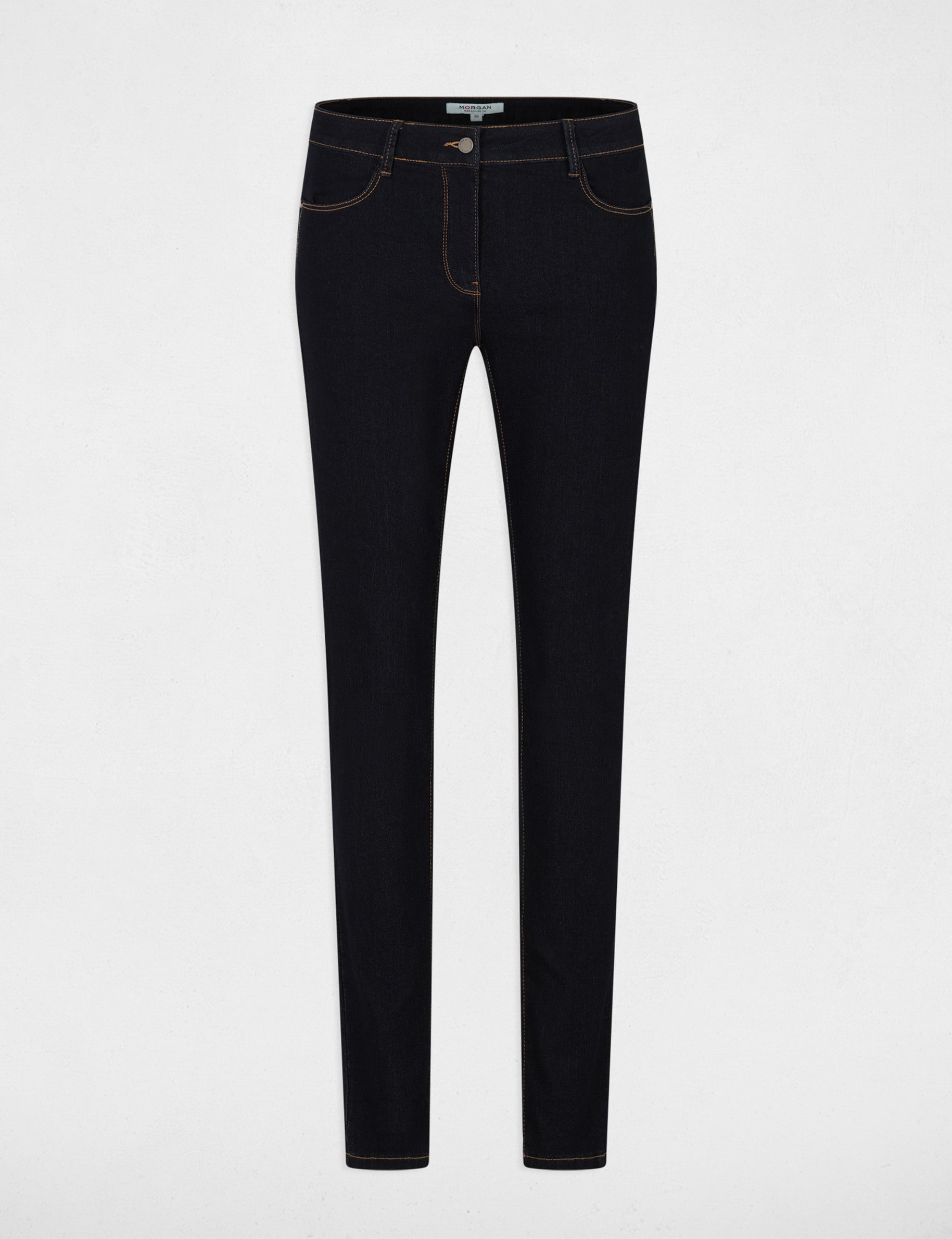Jean skinny ajust&eacute; bleu femme