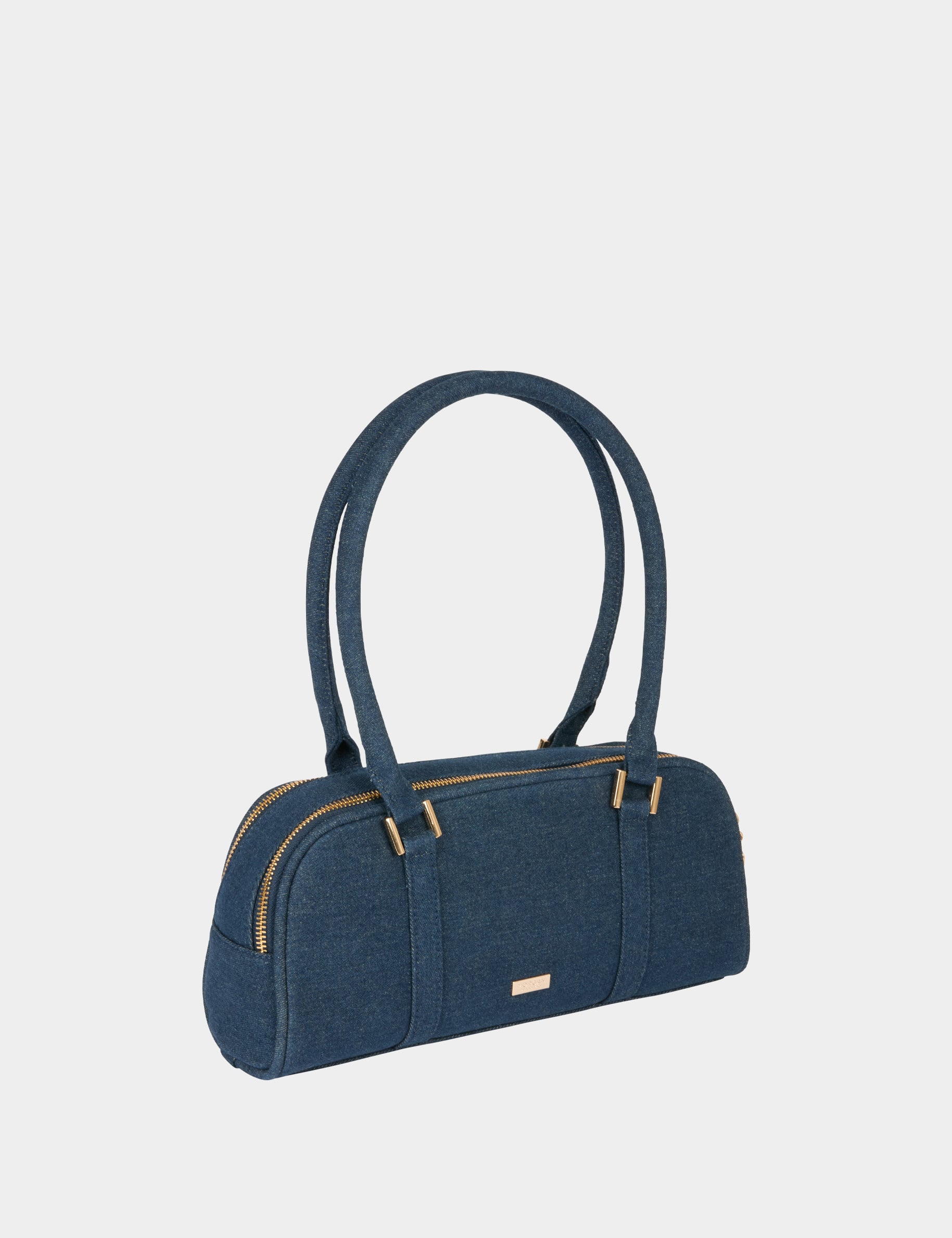 Sac baguette en jean denim stone femme