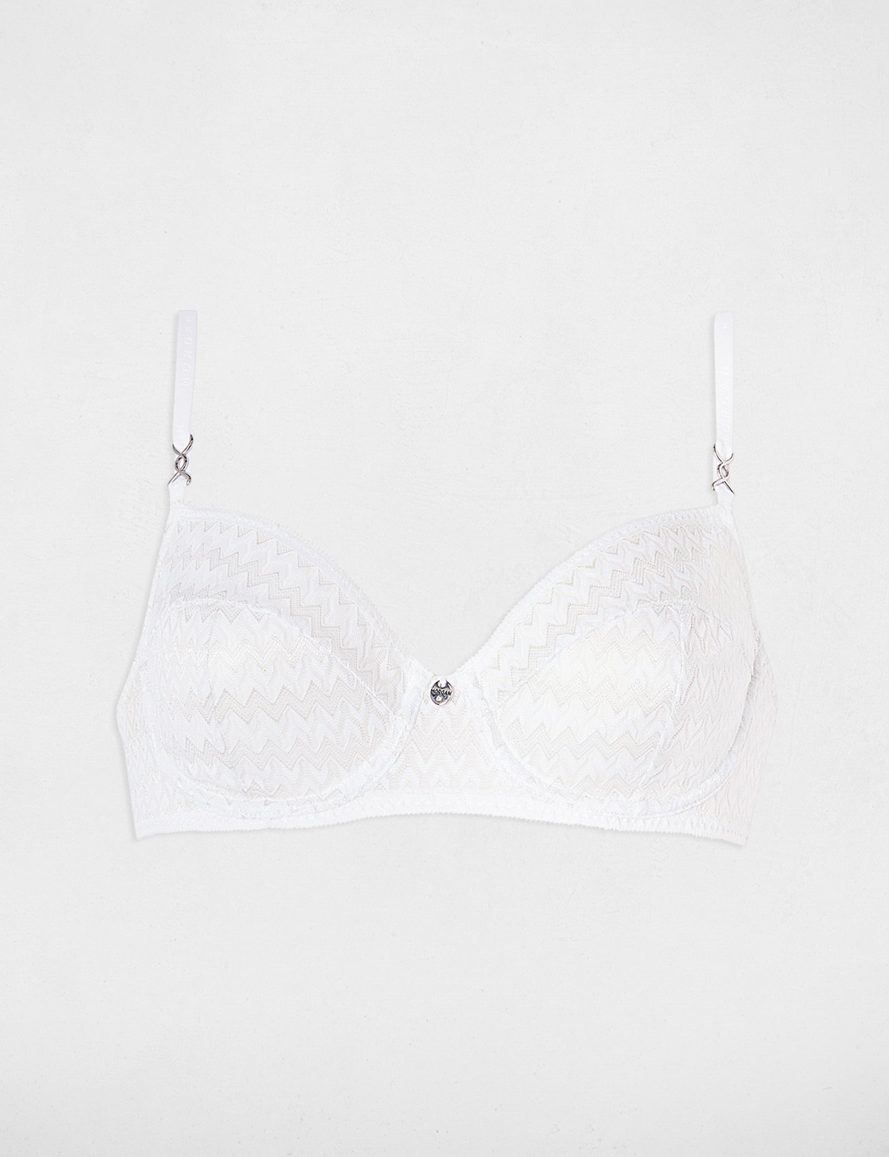 Soutien-gorge dentelle blanc femme