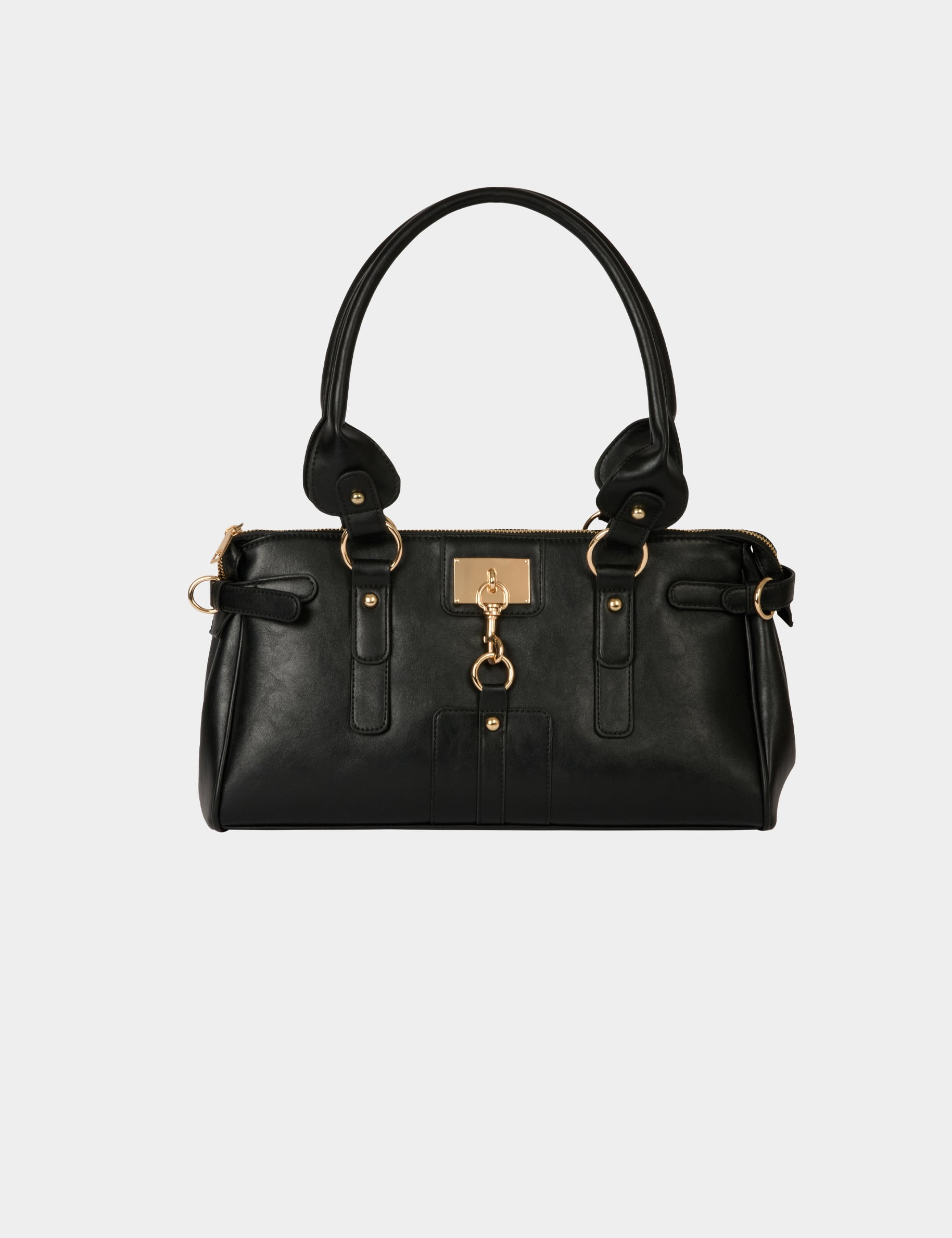 Sac similicuir port&eacute; &eacute;paule noir femme