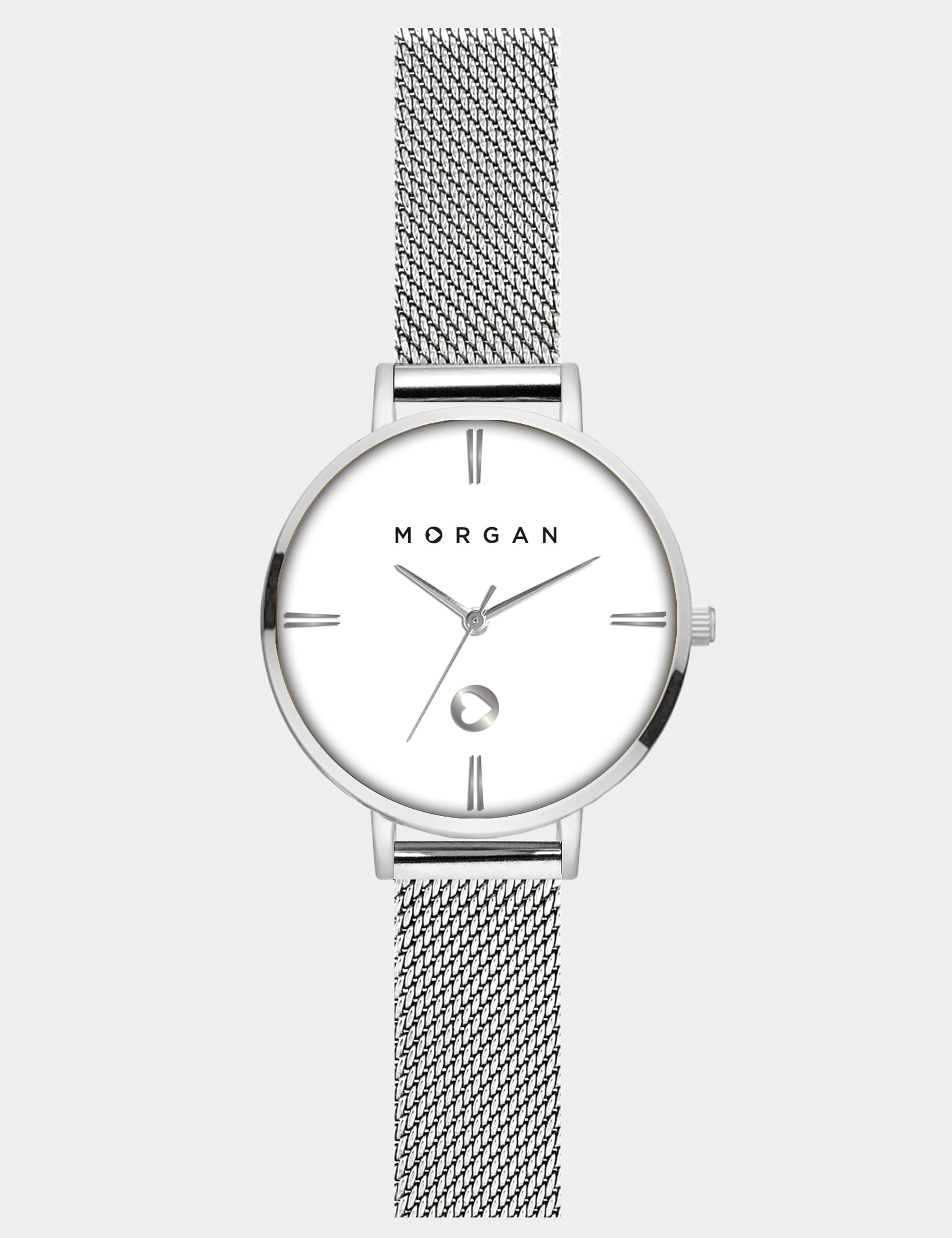 Montre couleur argent femme