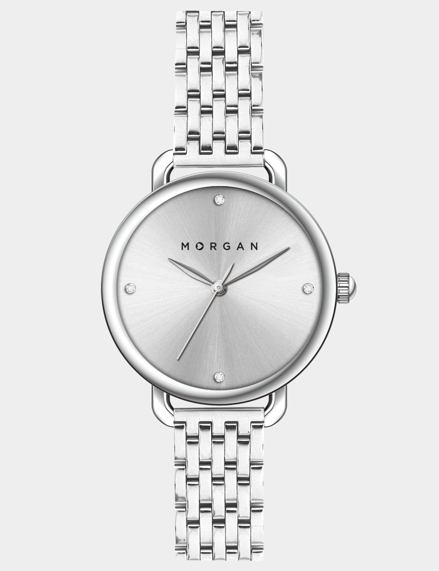 Montre couleur argent femme