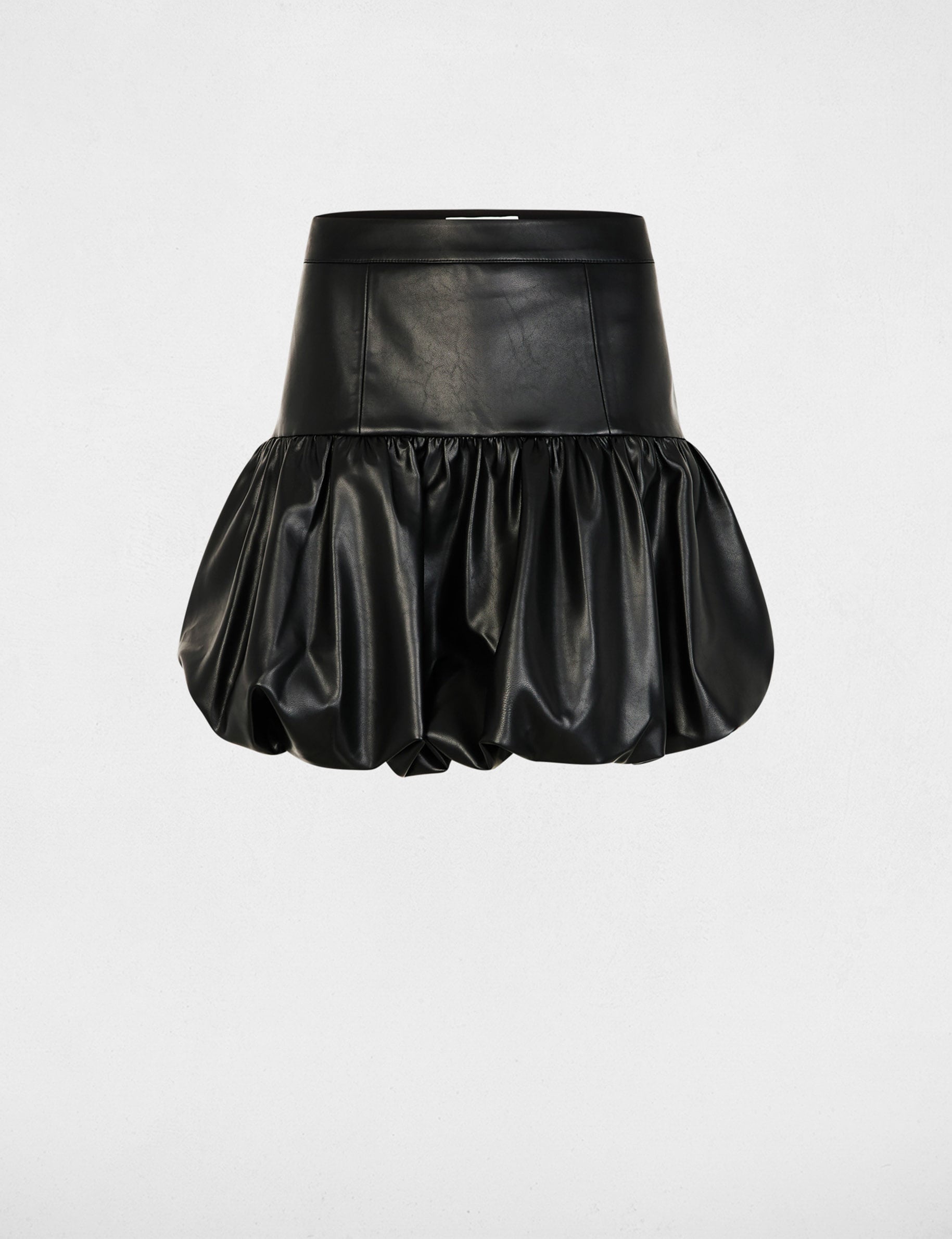 Jupe courte ajust&eacute;e noir femme