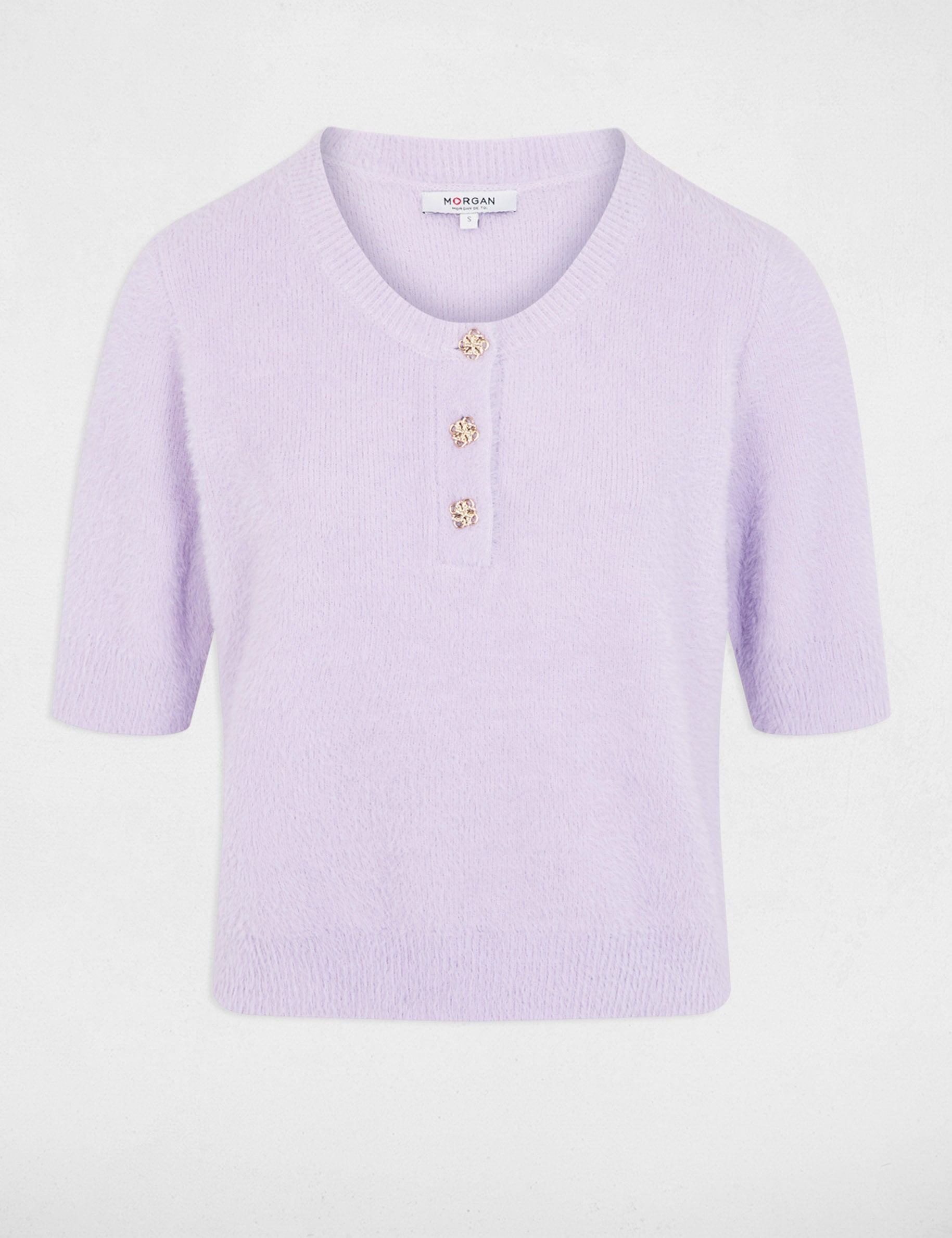 Pull manches courtes parme femme