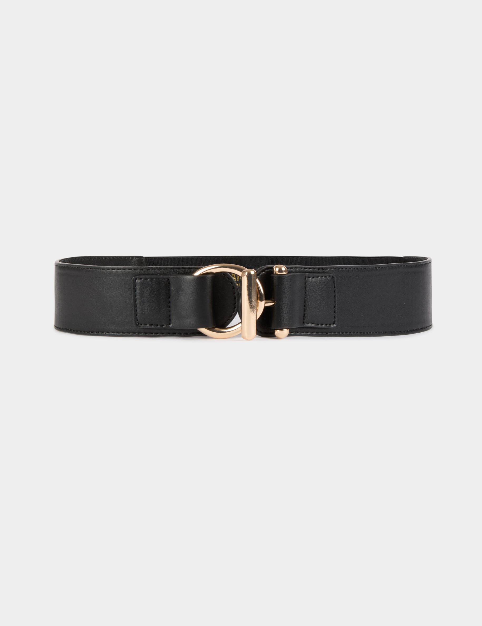 Ceinture &eacute;lastiqu&eacute;e noir femme